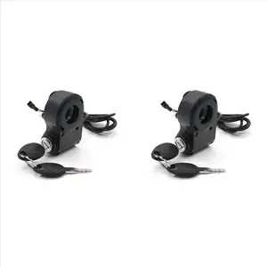 2X E-Bike Lgnition Lock Key Thumb Throttle Switch Power for KUGOO M4 M5/Xiao Mi M365 Universal Electric Scooter
