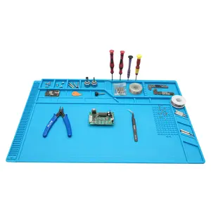 Esd Silicone Repair Pad, High Temperature Resistant Electronic Repair Mat, Suitable for iPhone iPad Imac Laptop Computer PC Building