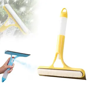 3 in 1  Cleaning , 2025 New  Squeegee with Spray for Shower Glass All-Purpose  Cleaner Tool  clean Dual Foam Squeegee and Scrubber Pack Cloth Envy Cleaning Cloths