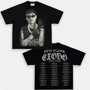 EXODO TOUR 2024 Tee T-Shirt Streetwear Unisex Gift Fan