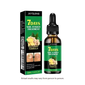 Natural Ginger Nail Oil Herbal Extracts Tea Tree Oil Vitamin E Nourish Cuticle Repair Damaged Nail Daily Care Plant Formula