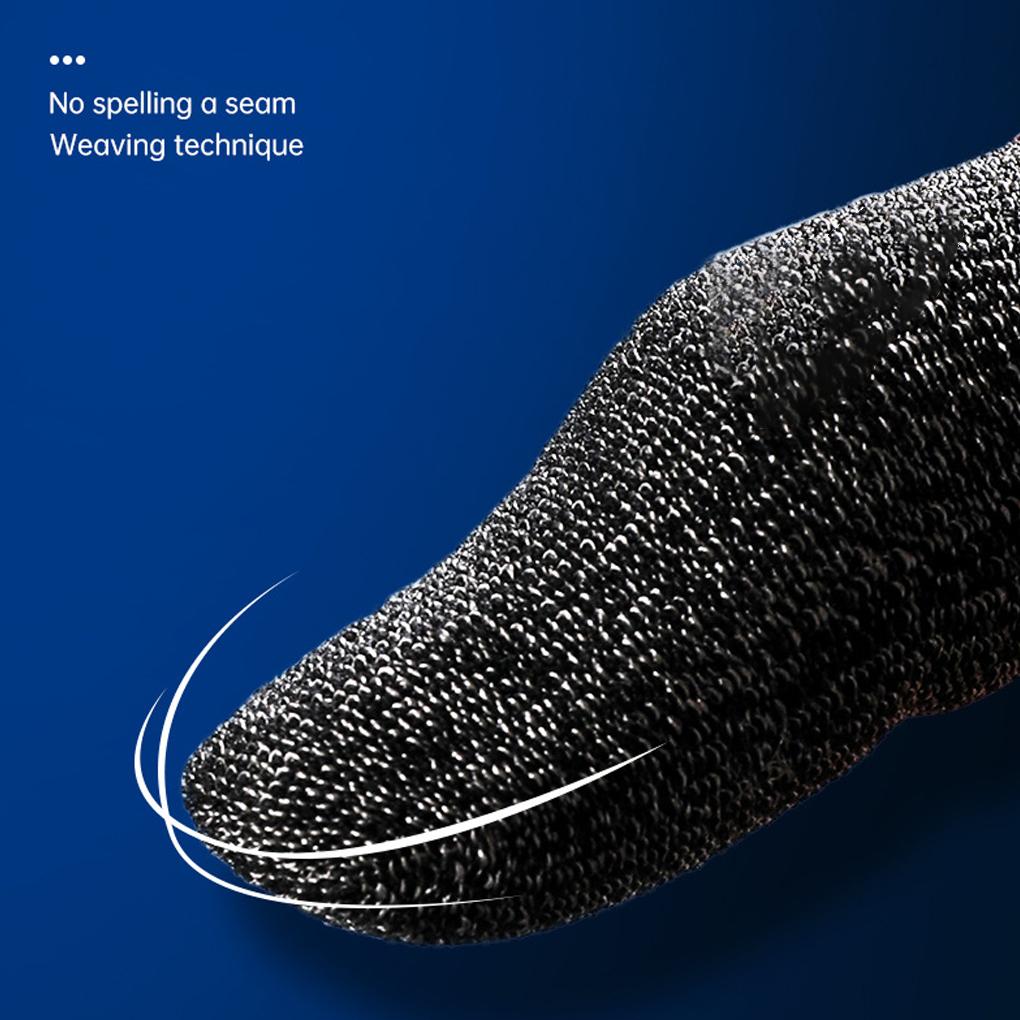 Mobile Game Fingertip Gloves For Gamer Sweatproof Anti-slip Touch Screen Finger Sleeve Breathable Gaming Finger Cover