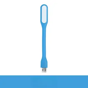 Comes with a blue USB night light, portable mini power bank interface USB light, rechargeable LED outdoor energy-saving night light, and reading light