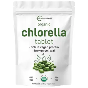 Micro Ingredients Organic Chlorella Tablets, 720 tablets