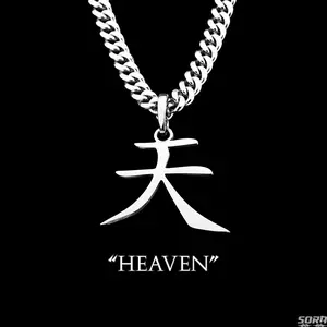 “Heaven” Kanji Necklace Japanese Symbol Pendant Chain 316L Stainless Steel Minimalist Anime Inspired Daily Wear SORASHRINE Gift