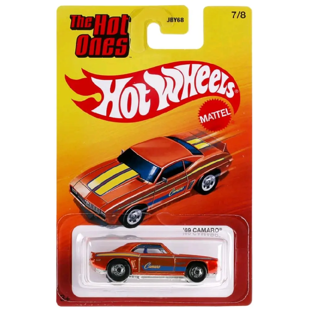 Hot Wheels The Hot Ones 69 Camaro Chase - Metal Base