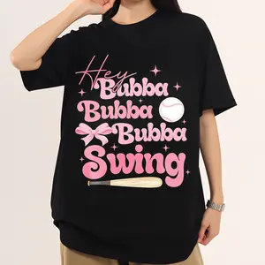 Coquette Bubba Baseball Sister T-shirt, Baseball Sis T-shirt, Girl's Baseball T-shirt, Baseball Sibling Shirt, Game Day T-shirt