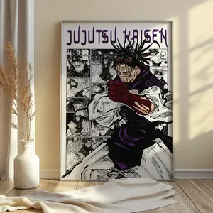 Choso Poster Jujutsu Kaisen Matte Character Print Manga Wall Art All Sizes - No Frame