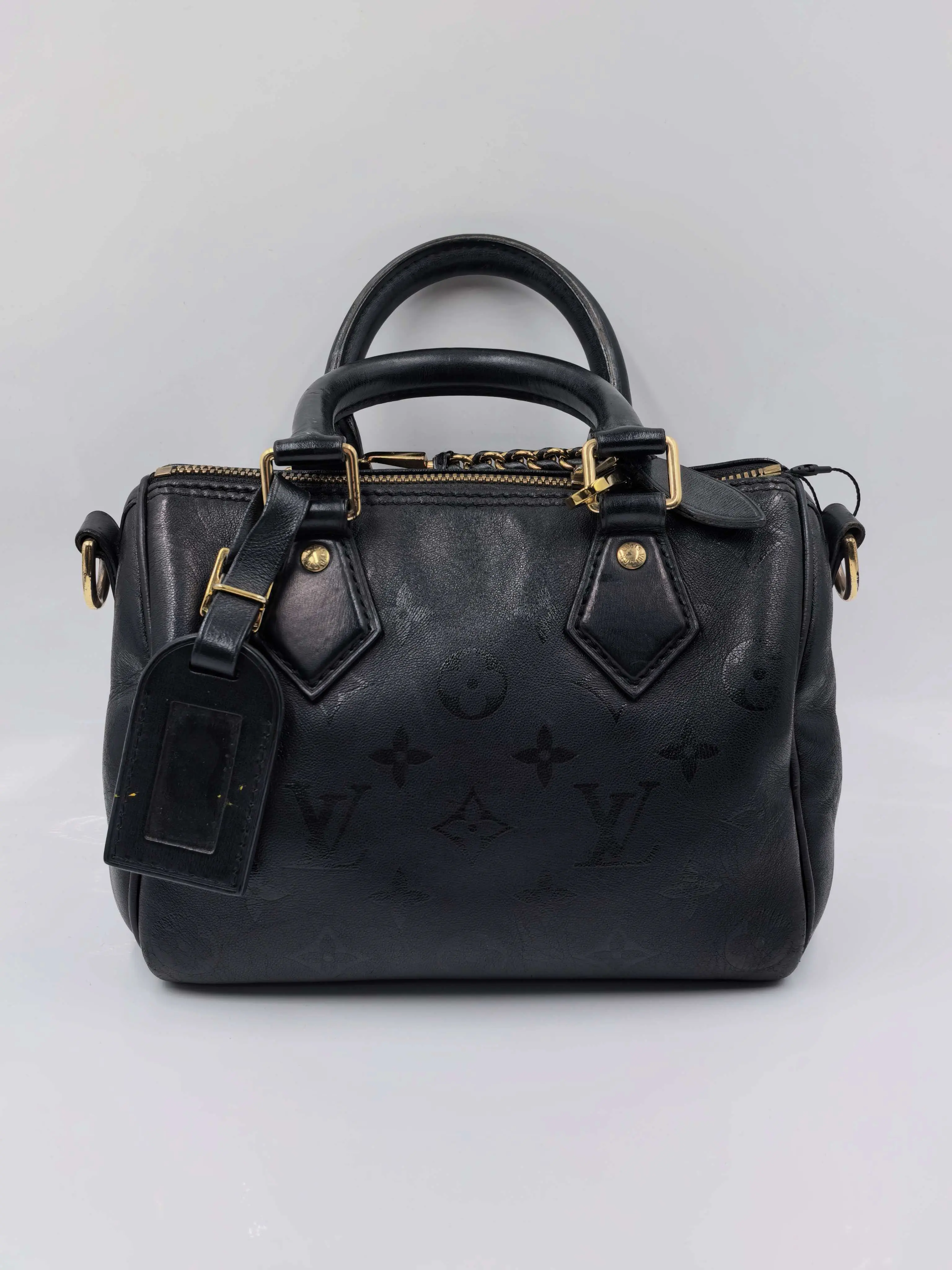 Pre-owned Louis Vuitton leather Crossbody Bags Speedy BB【BF 12Z】 KY02800