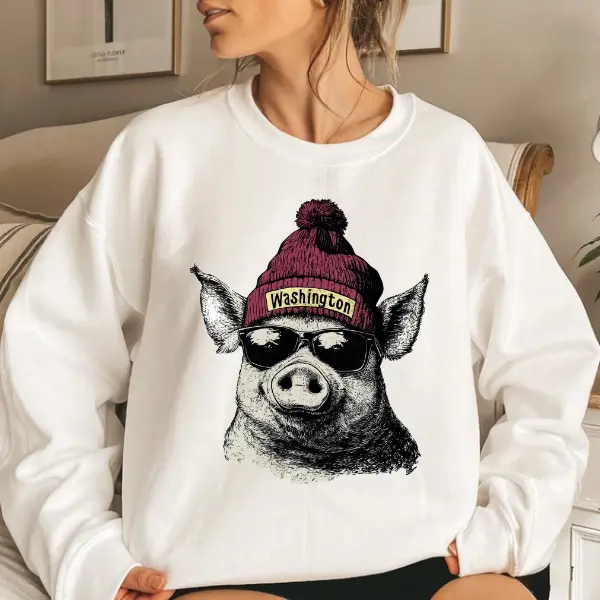 Washington Football Crewneck Sweatshirt, Graphic Sports Fan Apparel, Commanders Sweater, Trendy Game Day Gift, Washington Football Fans