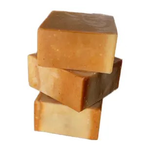 SkinBiome Radiant Glow Tallow Soap Bar with Turmeric & Honey– All Natural Grass Fed Tallow Soap – Moisturizing Face & Body Wash Great for Eczema, Dry, Itchy, Sensitive Skin