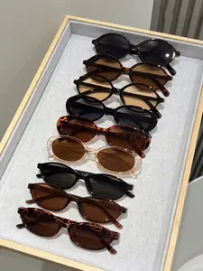 9 Pairs Women's Multicolor Plastic Sunglasses, Uv400 Protection, Ideal for All Seasons, Commute, Camping, Travel, Friends Gatherings, Protective Sunglasses, Uv Blocking Sunglasses