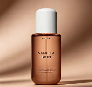 PHLUR Vanilla Skin Body Mist 240ml Women Hair & Body Perfume Elegant Vanilla Scent Spray Mixed with Pink Pepper Cashmere Wood Sandalwood Soft Warm Long Lasting Daily Casual Fragrance Spray