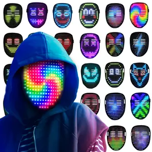LED Light-Up Mask with Gesture Control | Cool Mask for Teens & Night Vibes