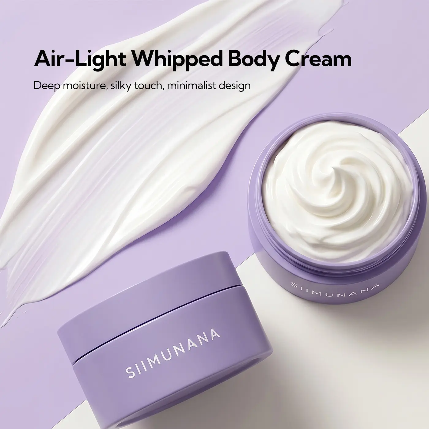 Lightweight Whipped Shea Body Butter - Nourishing, Hydrating, Daily Body Care Radiance Cream for Dry Skin, Smooth & Non-Greasy, 200ml, Infused with Tropical Oils, Targets Arms, Elbows, Knees, Legs, Moisturizers