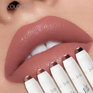Matte Crayon Lipstick,Moisturizing，Sandwich Smooth Lipstick pen