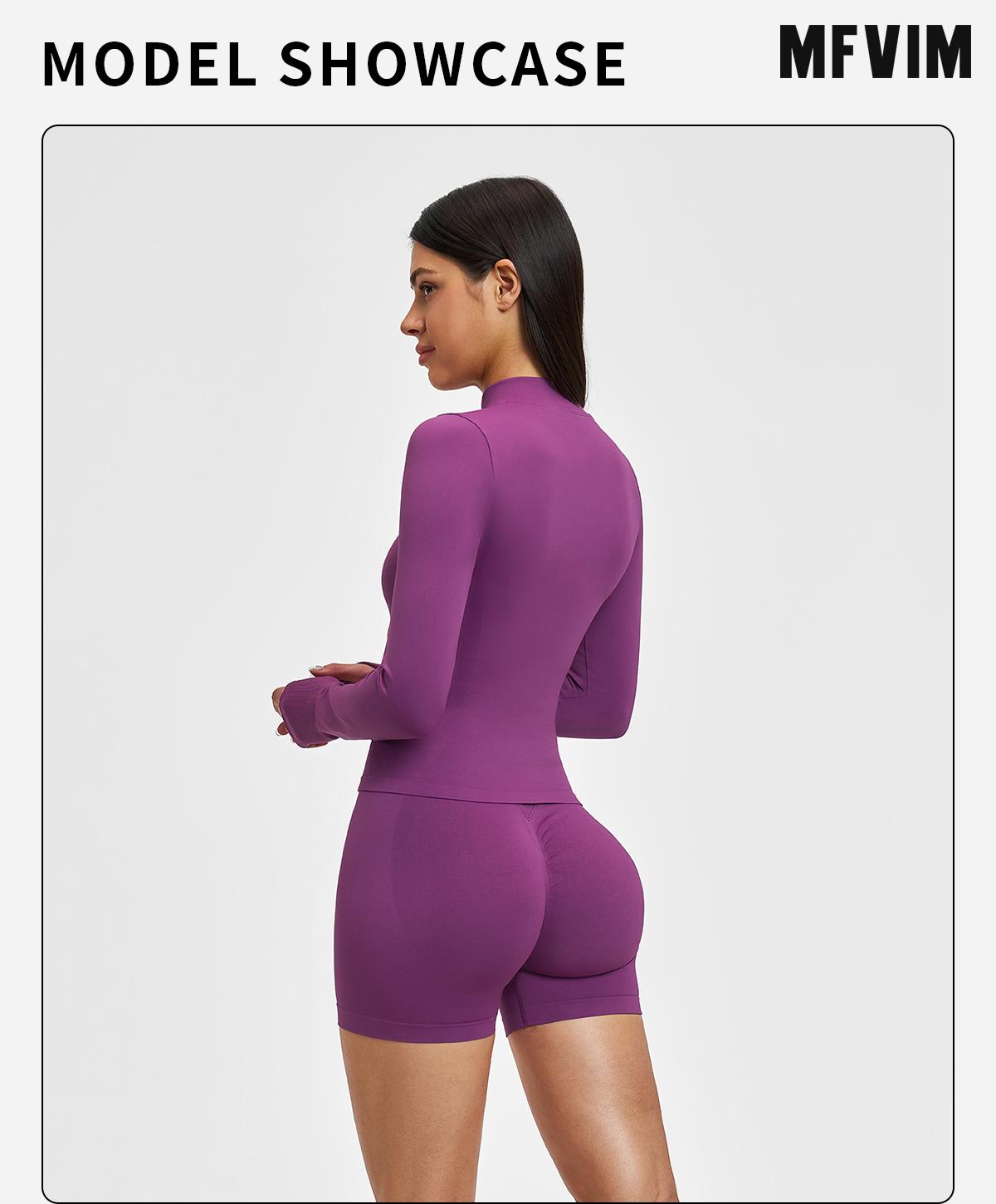 MFNIM Women’s Seamless Yoga Set – Cross-Back Design, Tight Fitness Wear, High-Stretch Running Workout Set