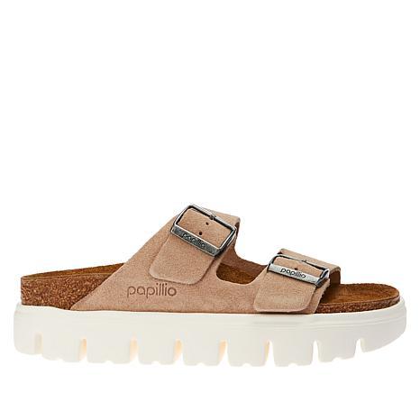 Papillio by Birkenstock Arizona Chunky Suede Sandal - Black or Sand