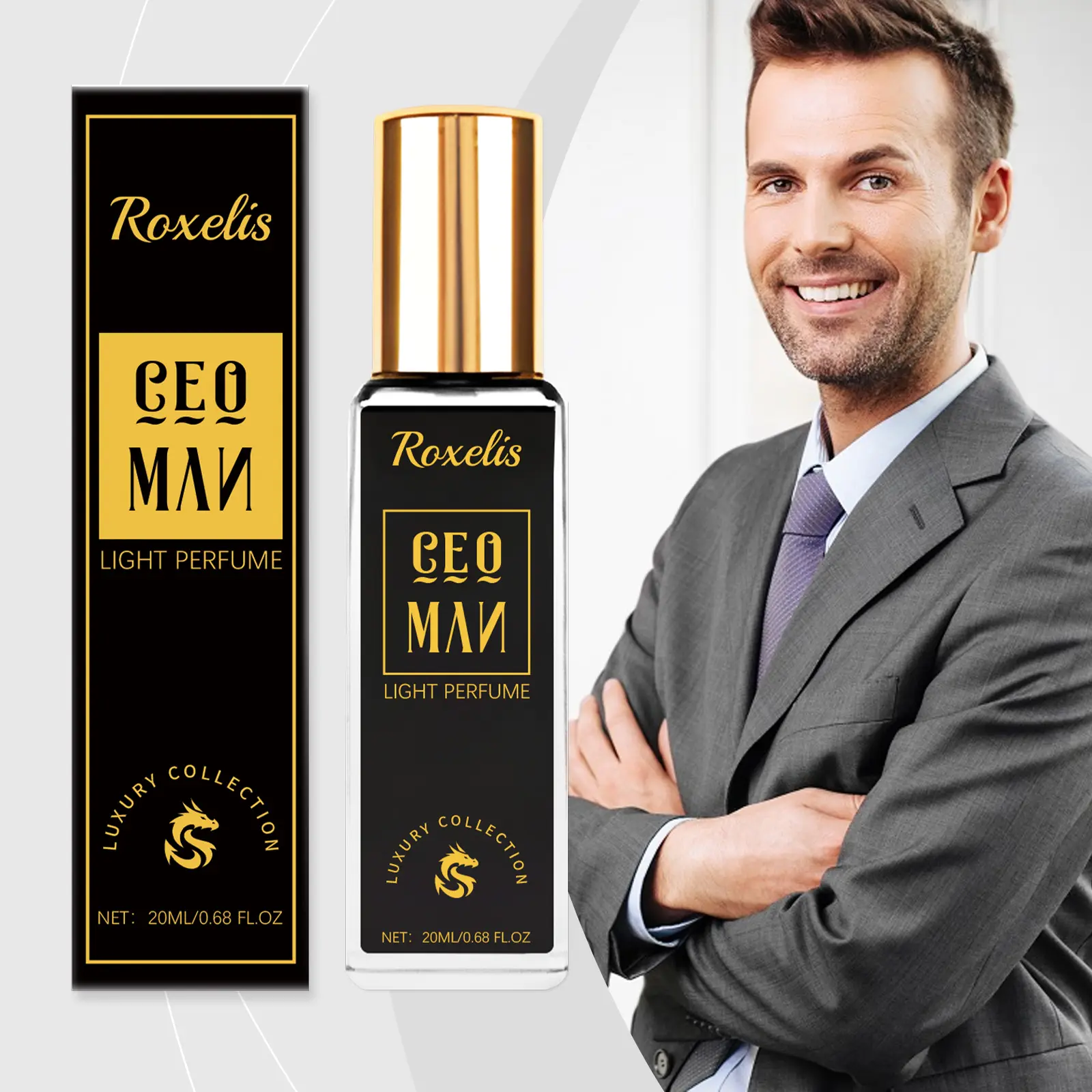 ROXELIS Age Gold Light Perfume - Soothes Emotions, Enjoyment, Lightweight and Fragrance-Focused Spray