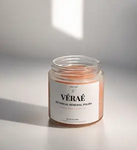 VÉRAÉ Botanical Renewal Body Polish | Hydrating Exfoliating Scrub for Smooth, Glowing Skin
