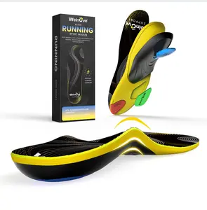 Work Boot Insoles for All Day - Welnove Arch Support Inserts for Men & Women Orthotic Shoe Inserts for Plantar Fasciitis Relief Flat Feet & Heel Pain (5.5-6.5 Men / 7.5-8.5 Women) FSA/HSA Eligible