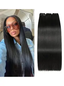 Unprocessed Peruvian Straight Hair Bundle, Natural, Dyeable & Bleachable, Long Lasting Human Hair Extensions
