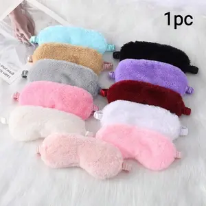 Plush Eye Mask for Travel & Sleep, Autumn Winter Edition, Soft Skin-Friendly Design, Ideal for Office Bedroom Use, Perfect Gift Item