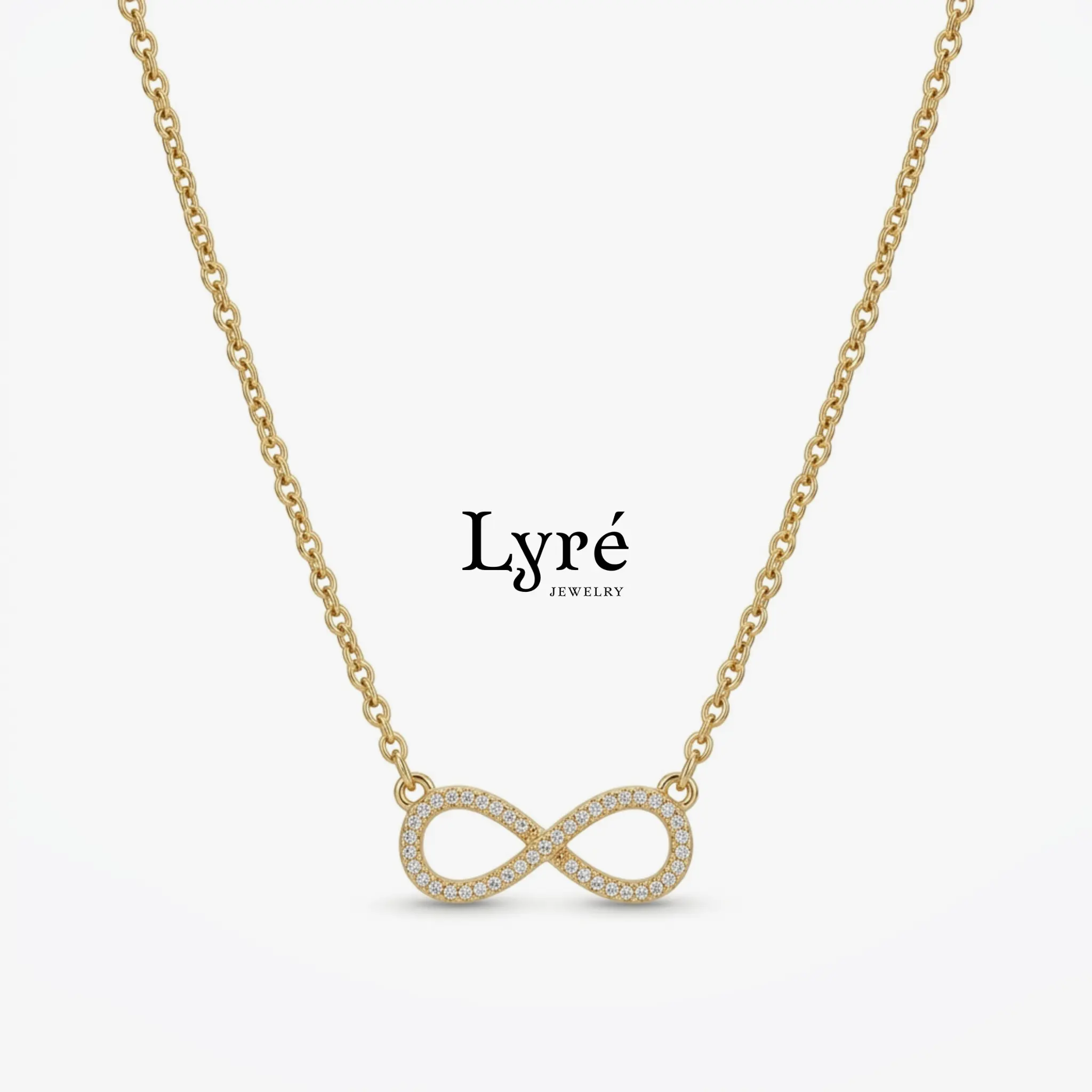 Forever Pavé Infinity Necklace | NCK004