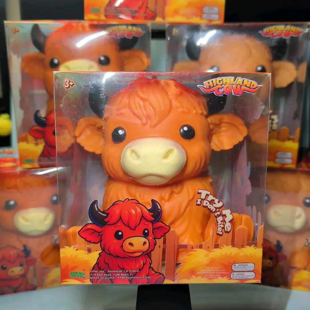 PPNC--HIGHLAND COW STRESS RELIEF TOY FOR AGES 3+. AUTHENTIC!!