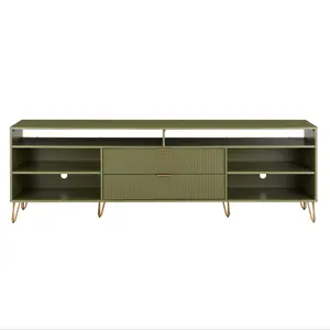 DUMBO Olive Green 85" TV Stand
