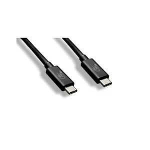 Nippon Labs 30USB4-10UC-432CC-01 USB4.0 Type C Gen3 8K USB Cable, Supports 8K@60Hz, 4K@120Hz, Dual 4K@60Hz, EPR, 40Gbps, 240W Type-C USB4 3.3FT. (1 Meter) Cable, M/M Cable, Black