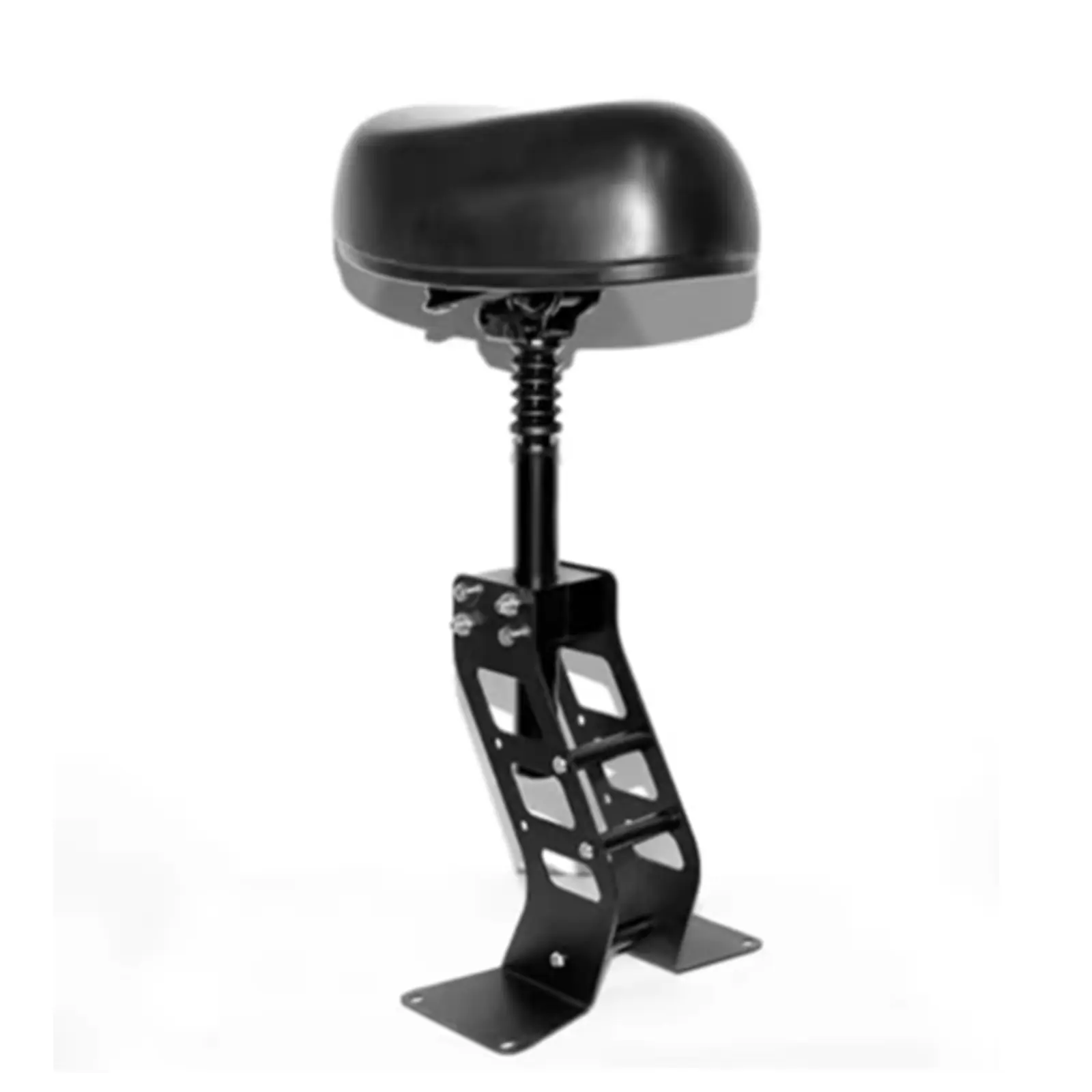 Foldable Electric Scooter Seat for GT08 - Black Durable Construction Saddle with Adjustable Height, Shock Absorption, Quick Install Setup, Advanced Technology, Enhanced Ride Experience