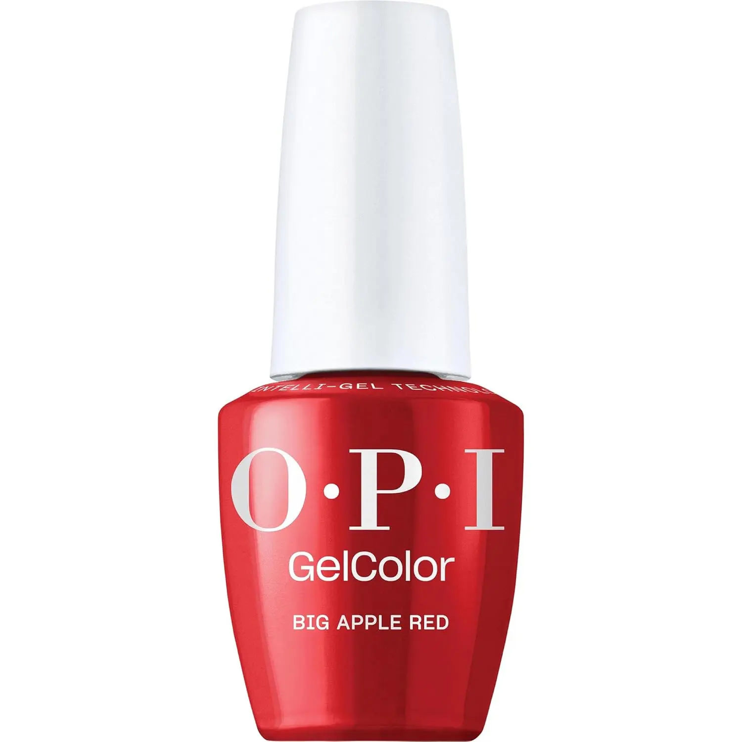 OPI GelColor LED Cure Gel Nail Polish Big Apple Red GCN25 | Red Shades | Salon-Quality Shine, Long-Lasting Wear | Easily Soak Off Removal | Vegan & HEMA Free | 0.5 Fl Oz