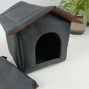 Foldable Cat House Outdoor Waterproof Pet House For Small Dogs Kitten Puppy