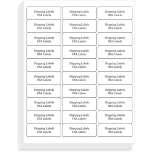1" x 2-5/8" Shipping Address Labels 900 Label Stickers Paper for Laser/Inkjet Printer 30 per Page Printable Mailing Labels (30 Sheets, 900 Labels)