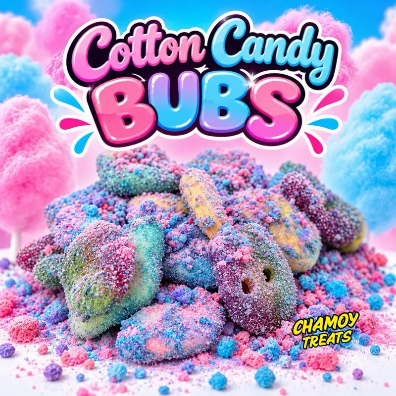 BUBS Cotton Candy Swedish Trendy Gummy Candies