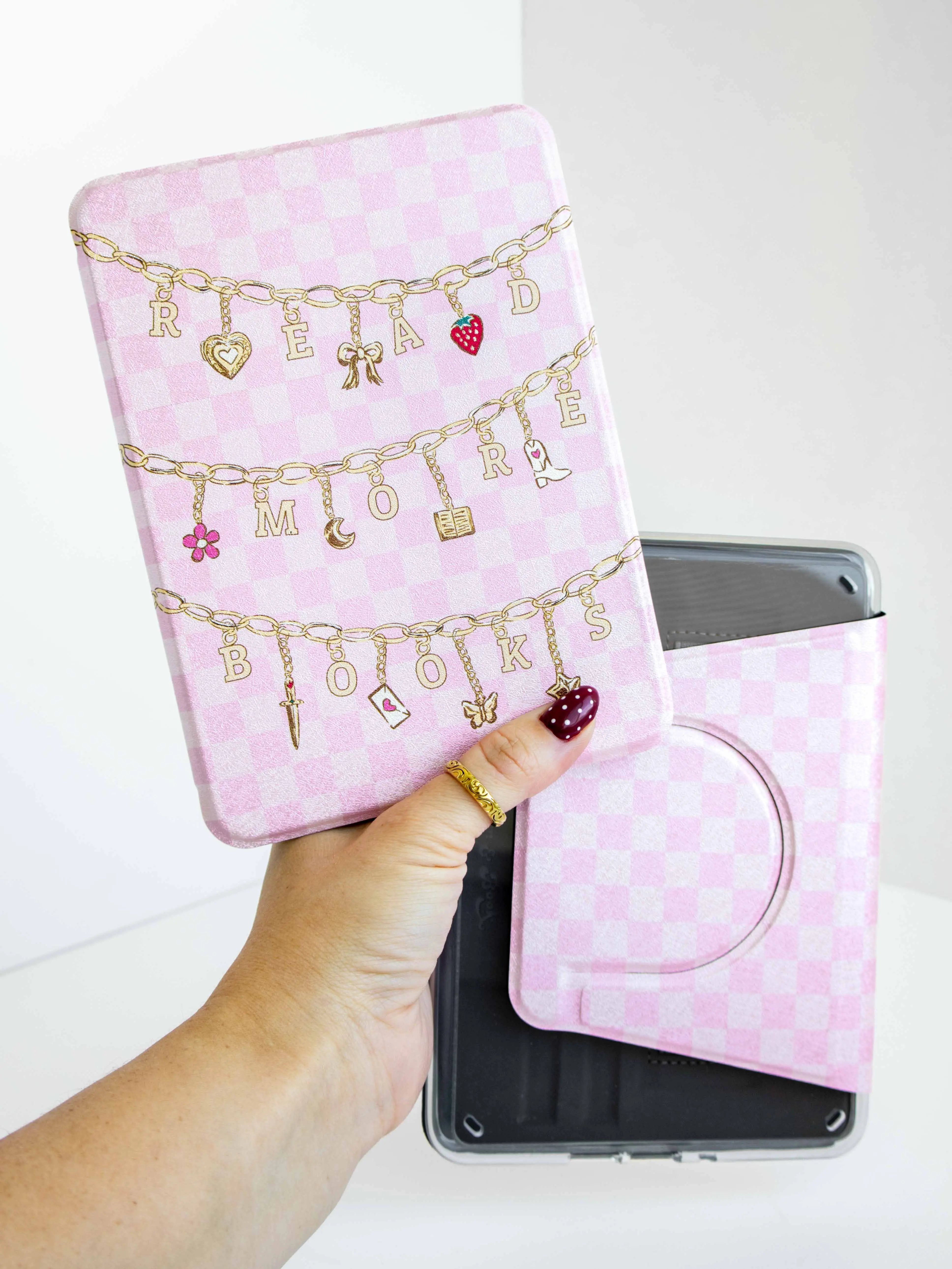 Read More Books - Detachable Cover Clear Back Kindle Case