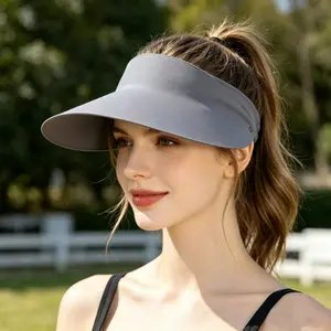 2pcs Lightweight Breathable Wide Brim Sun Visor