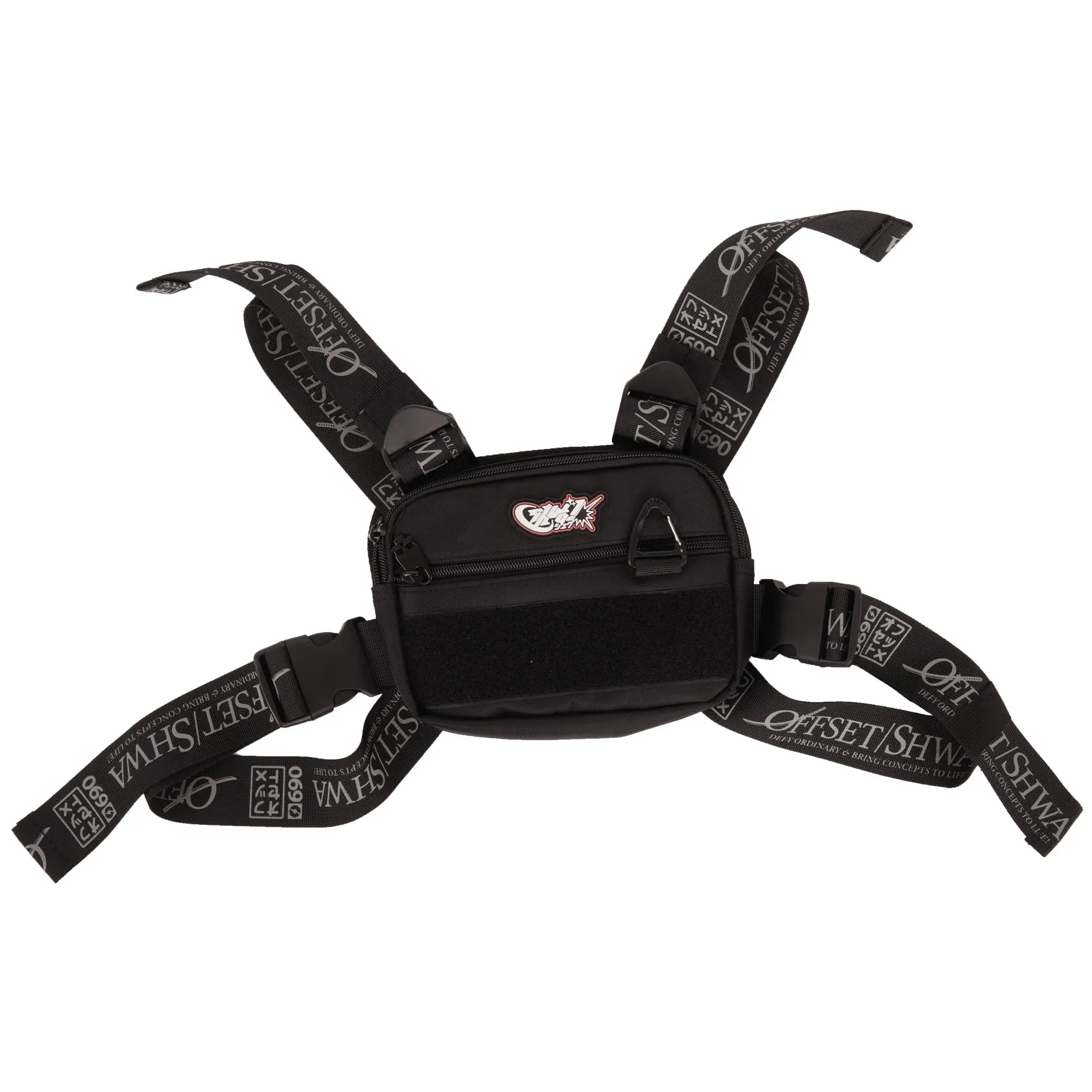 Black Tactical Chest Bag for hiking and outdoor activities [SHWA/TBG-07]