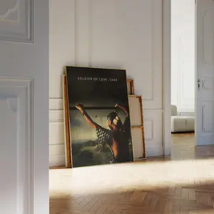 Sade Poster Soldier of Love Poster Photography Print Fashion Wall Art Album Cover Poster Vintage Woman Print Retro Print Music Poster Trendy POSTER