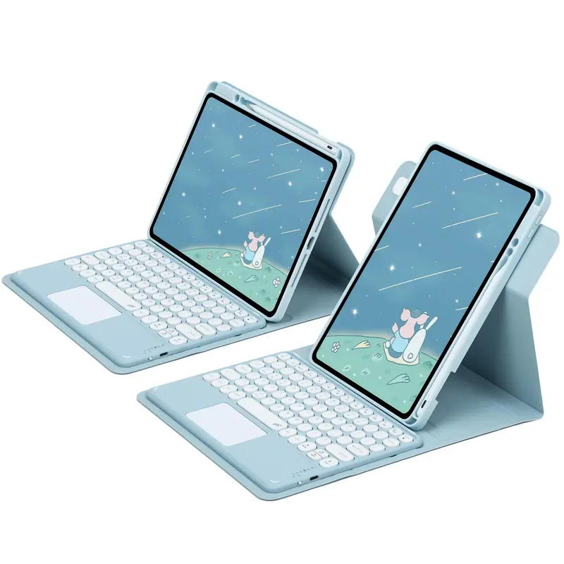 Rotatable Keyboard Case, 1 Count 360° Rotatable Keyboard Cover, Wireless Tablet Keyboard, Tablet & Computer Accessories for iPad Pro 11 Inch/iPad Air 5th and 4th/iPad 10th