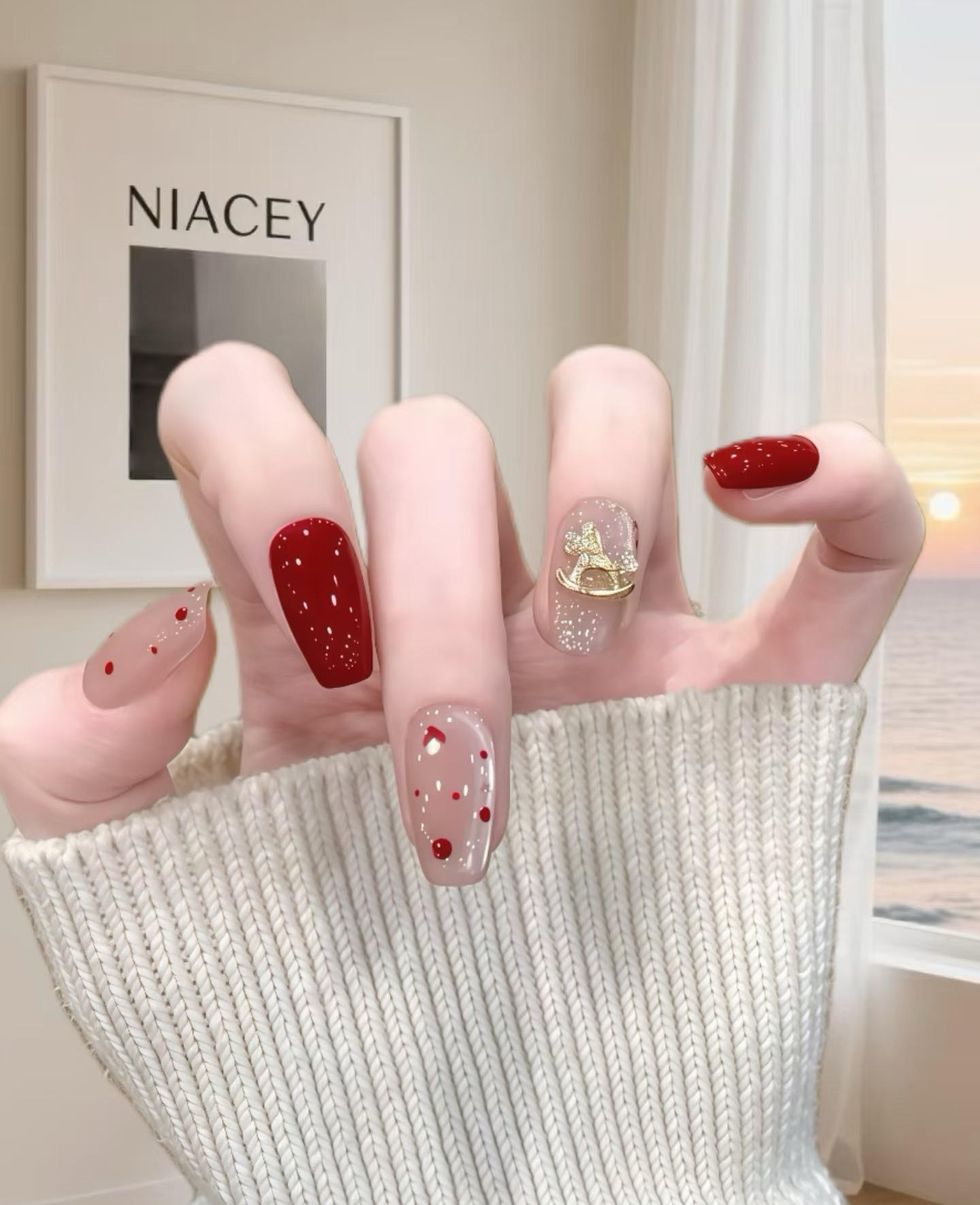 Cutics $2 Nail Set with Elegant Gold Accents Free Shipping on Orders Over $40 Manicure Style Note Included