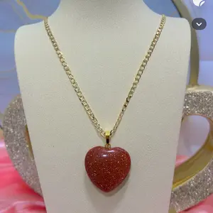 Santiago Jewelry #112 Necklace with Heart Pendant - 22 Inch