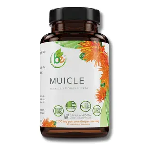 Muicle Capsules Forte – 90 Count(1200 mg per Serving) Justicia Spicigera(Mexican Honeysuckle,Firecracker Bush, Moyotli)Natural Herbal Dietary Supplement,100% Natural,Vegan– Made in USA– by BexpertsUSA