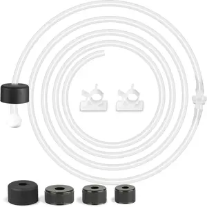 Sink Soap Dispenser Tube Kit : Under Sink Dish Soap Dispenser Hose with 46" Extension Tube Kit and Check Valve for  Backflow for Countertop Kitchen Sink Accessories