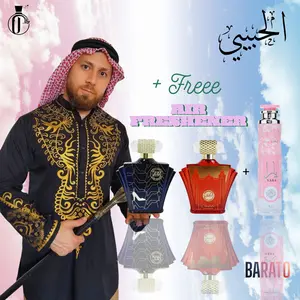 El Habibi Barato Bundle - Multi-Pack Fragrance Set - Z38, Z26, Yara Air Freshener, Women's EDP (3.4 fl oz Per Bottle) with Lemon-Almond Scent