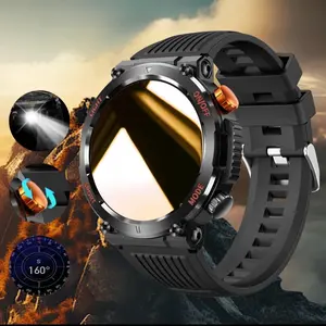 New Year Deals 1.46 Inch HD Screen Smartwatch with Multi-Sport Mode, Waterproof 450mAh, LED Light, Wireless Receiving & Calling, Fitness Watch