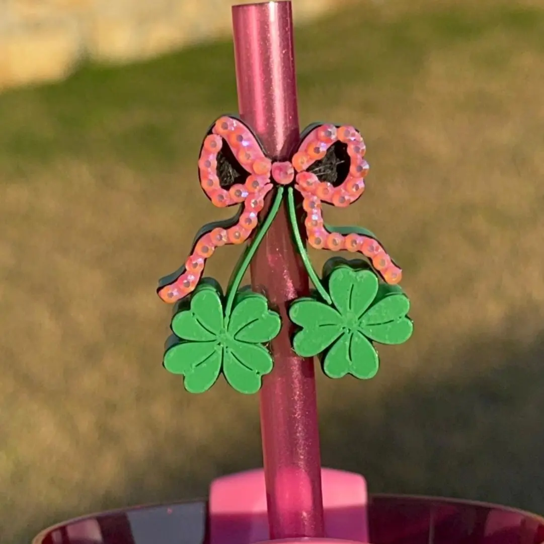 Rhinestone Straw Topper for 40oz Tumblers | Cute Cup Straw Charm
