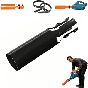 Air Pressure Booster for Blowers, Turbine Nozzle Extender Enhances Speed & Power, Easy Install Flow Accelerator for Yard Lawn Driveway Cleaning