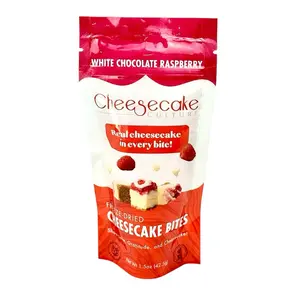 Freeze-Dried White Chocolate Raspberry Cheesecake Bites - Snack